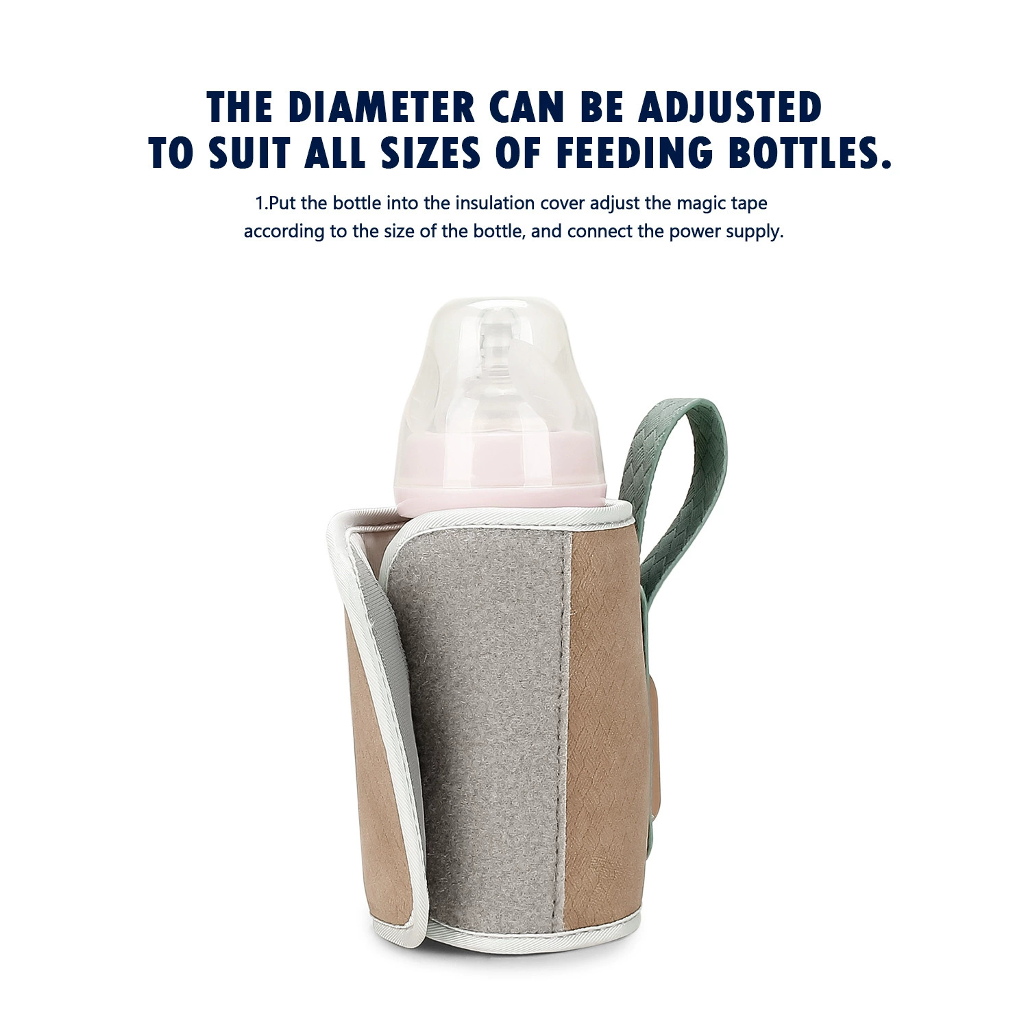 Baby Food Warmer Portable - Sac chauffe-biberon USB portable pour voiture,