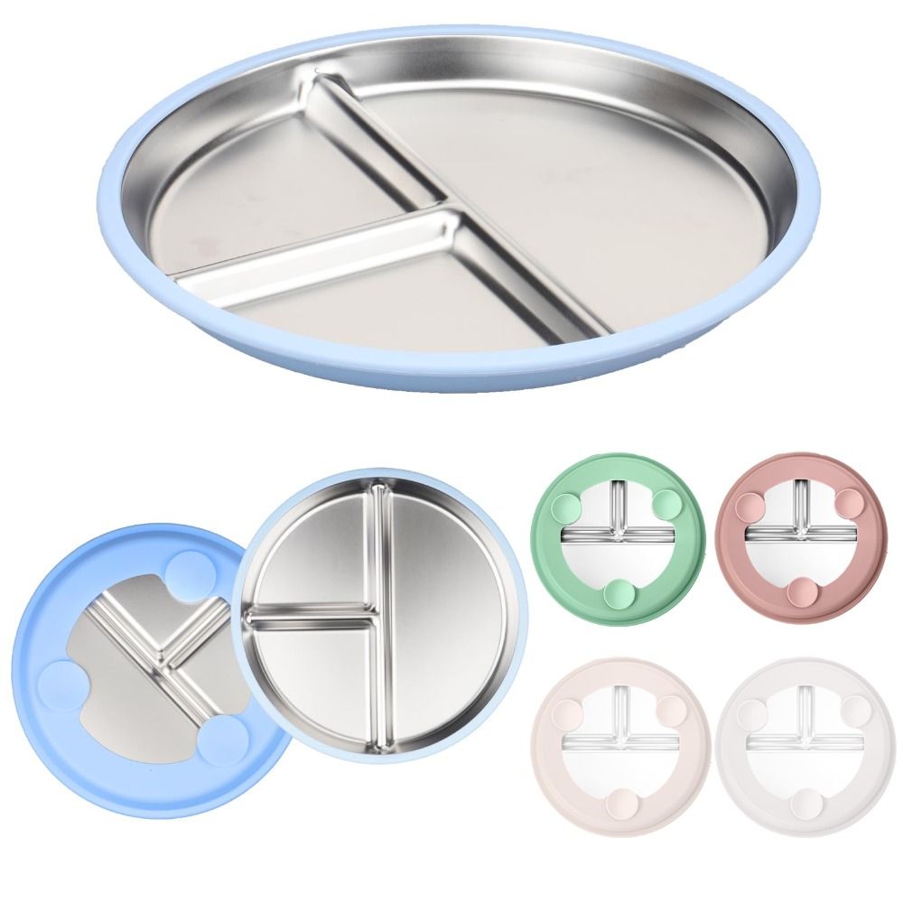 Plate Suction Toddler - Nouvelles assiettes pour tout-petits en acier