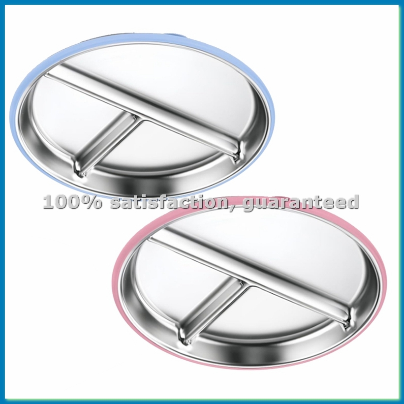 Plate Suction Toddler - 2 assiettes pour enfants en acier
