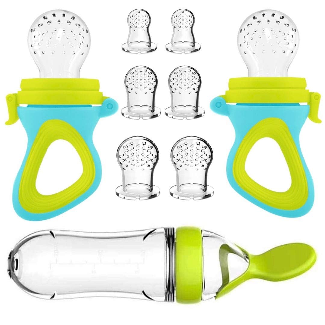 Baby Food Guide - BiSantos à presser en silicone pour