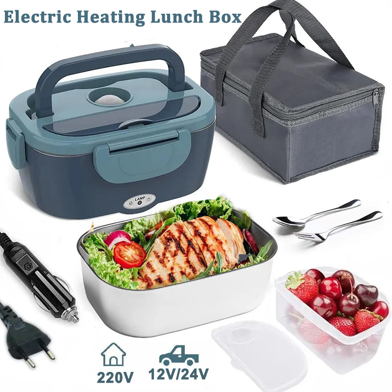 Baby Food Warmer Portable - Boîte à déjeuner isolée chauffante électrique