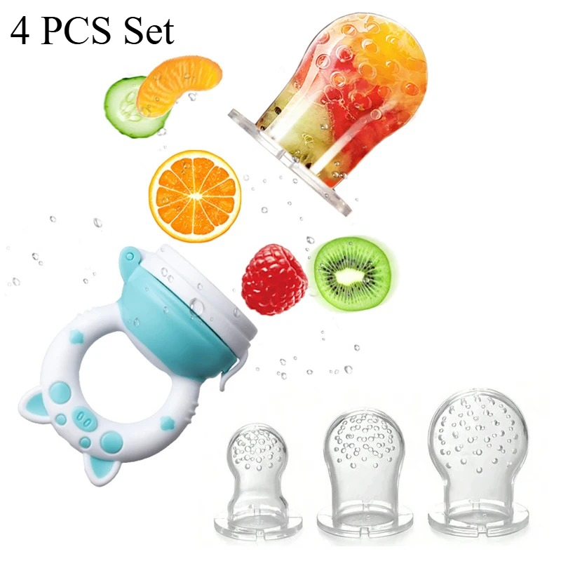Baby Food Guide - Lot de 4 sucettes d'alimentation en