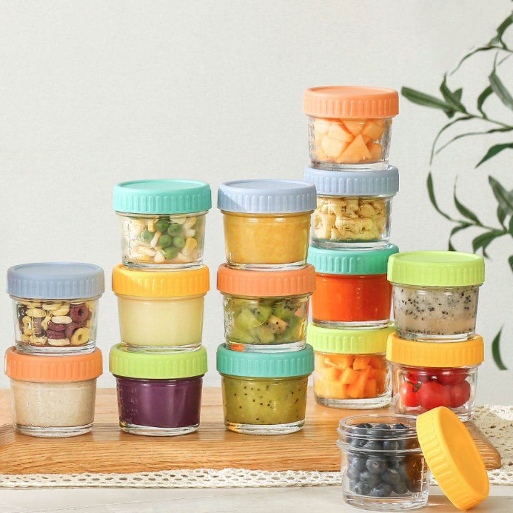 Baby Food Jars Glass - Pot de nourriture pour bébé en