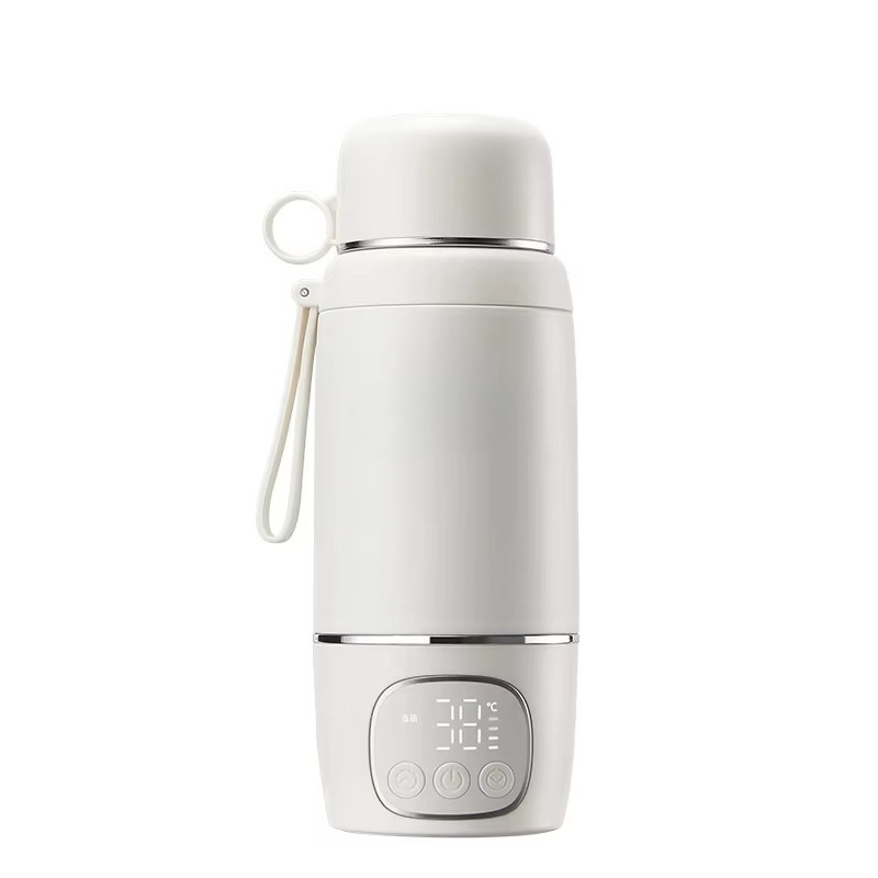 Baby Food Warmer Portable - Bouilloire thermostatée sans fil portable, chauffe-biberon