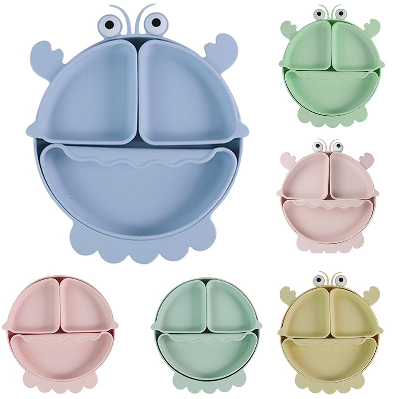Plate Suction Toddler - Bébé sûr Silicone assiette à manger
