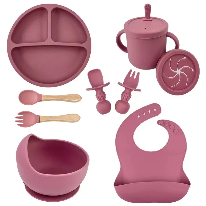 Plate Suction Toddler - Ensemble de plats en Silicone de