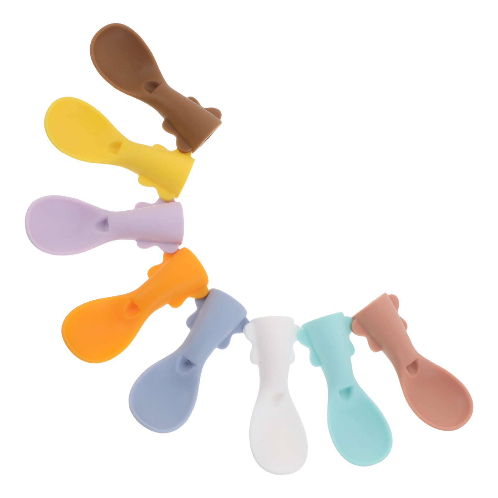 Baby Food Pouches Reusable - 8 Cuillères d'alimentation pour bébé en