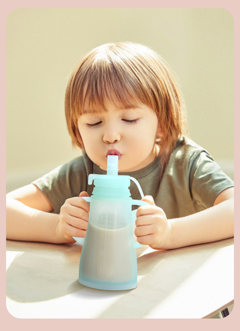 Baby Food Pouches Reusable - Nouveau sac de conservation du lait