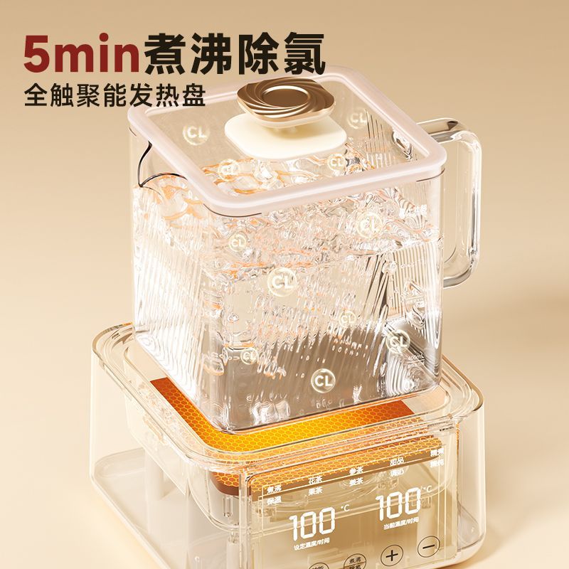 Baby Food Home - Bouilloire électrique entièrement en verre pour