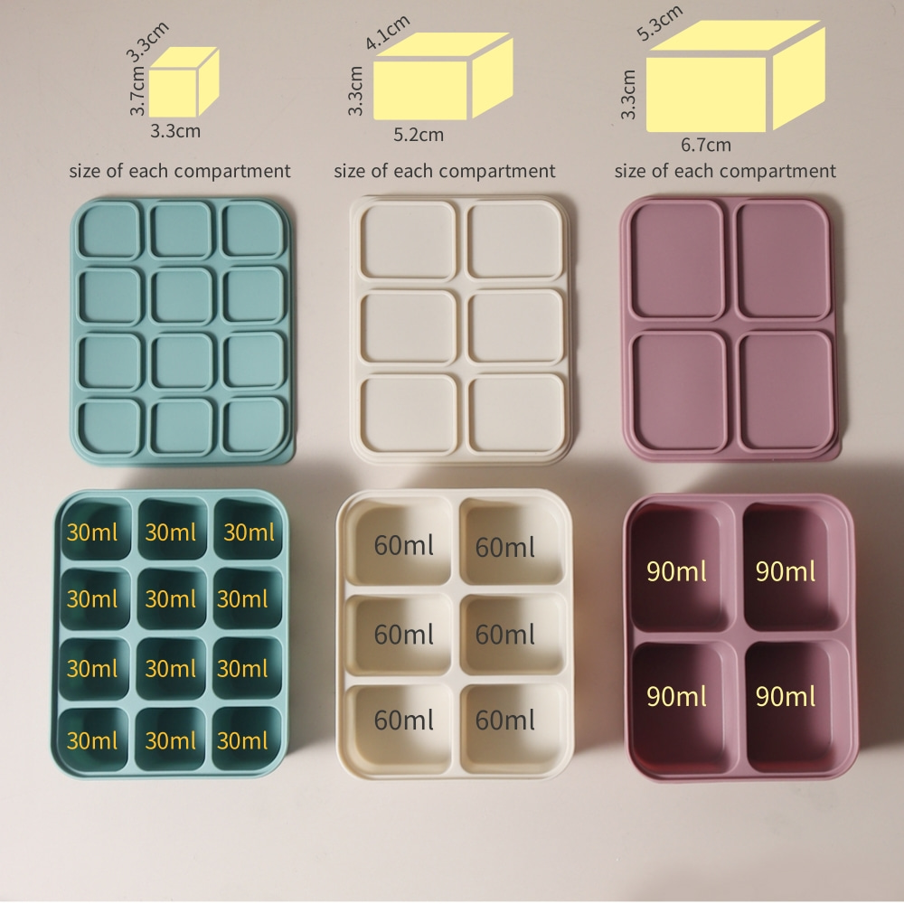 Freezer Tray Baby - Bac à glaçons pour bébé en