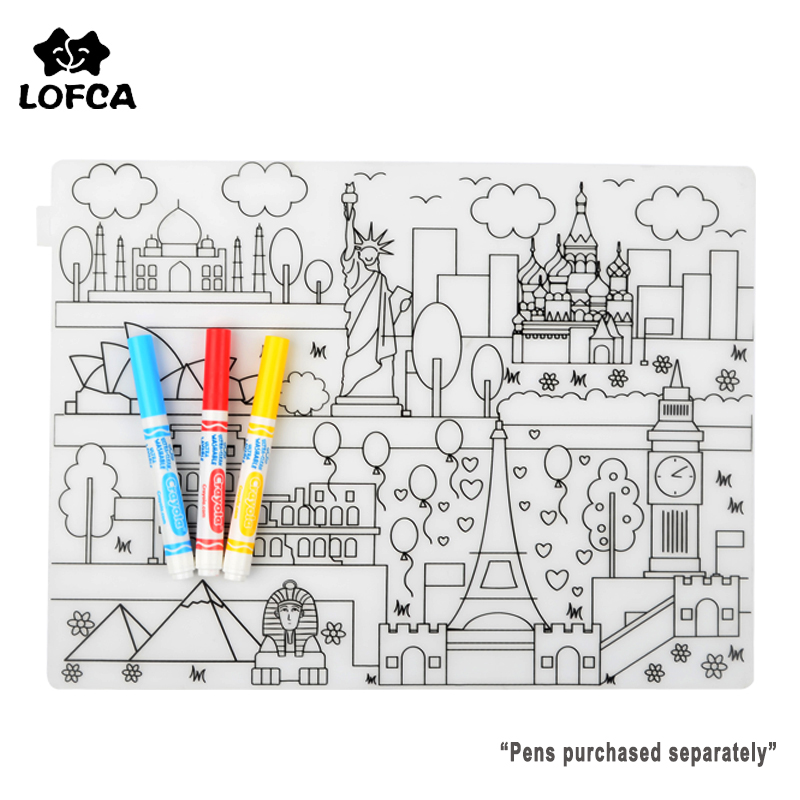 Baby Food Tray - Napperon en Silicone pour bébé, 1
