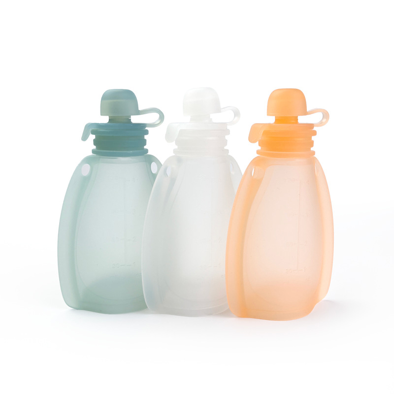 Baby Food Pouches Reusable - Pochettes alimentaires pour bébé, conteneurs de