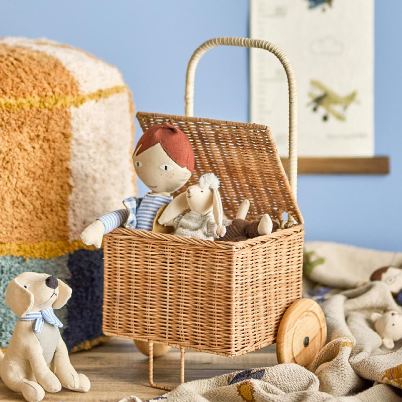 Chariot de marche en rotin pou - Baby Food With Fiber avis et prix
