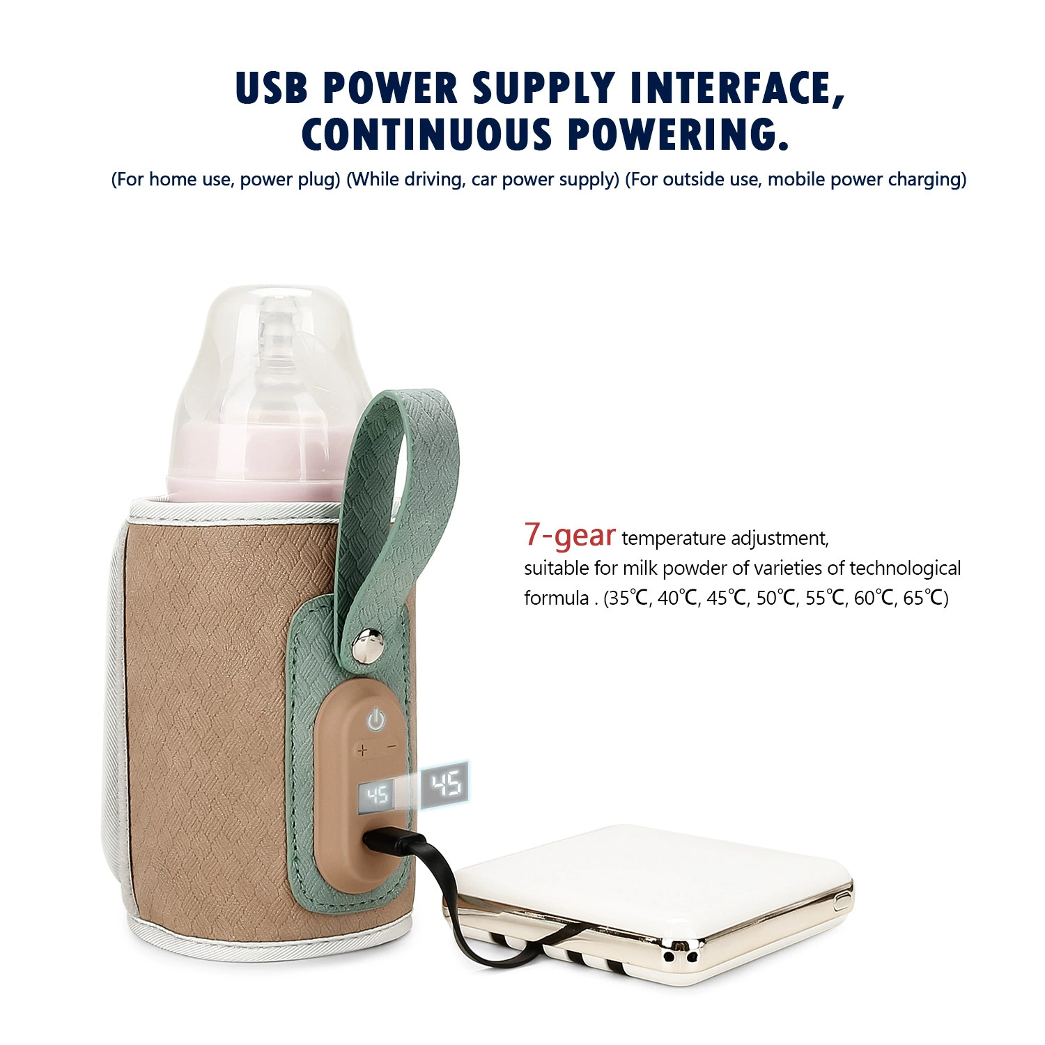 Sac chauffe-biberon USB portab - Baby Food Warmer Portable avis et prix