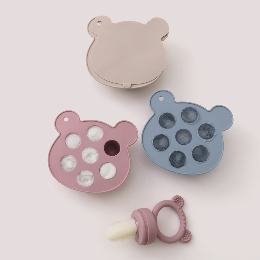 Couleur enfants 2PC Silicone b - Baby Food Pouches Reusable avis et prix