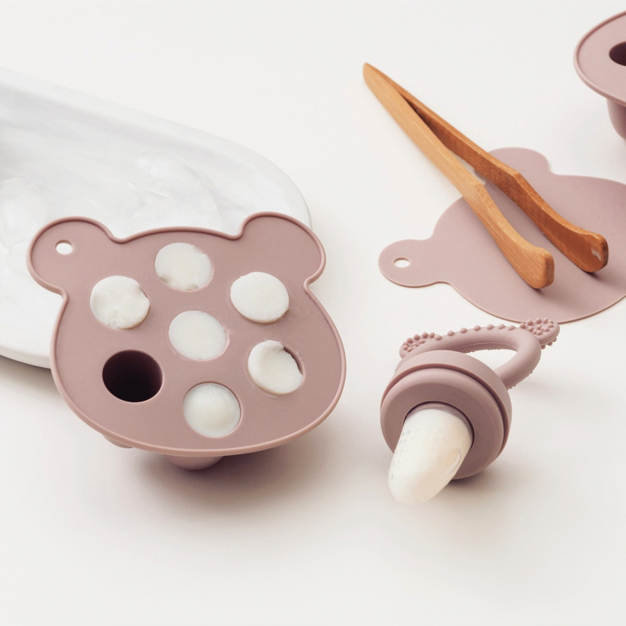 Couleur enfants 2PC Silicone b - Baby Food Pouches Reusable avis et prix