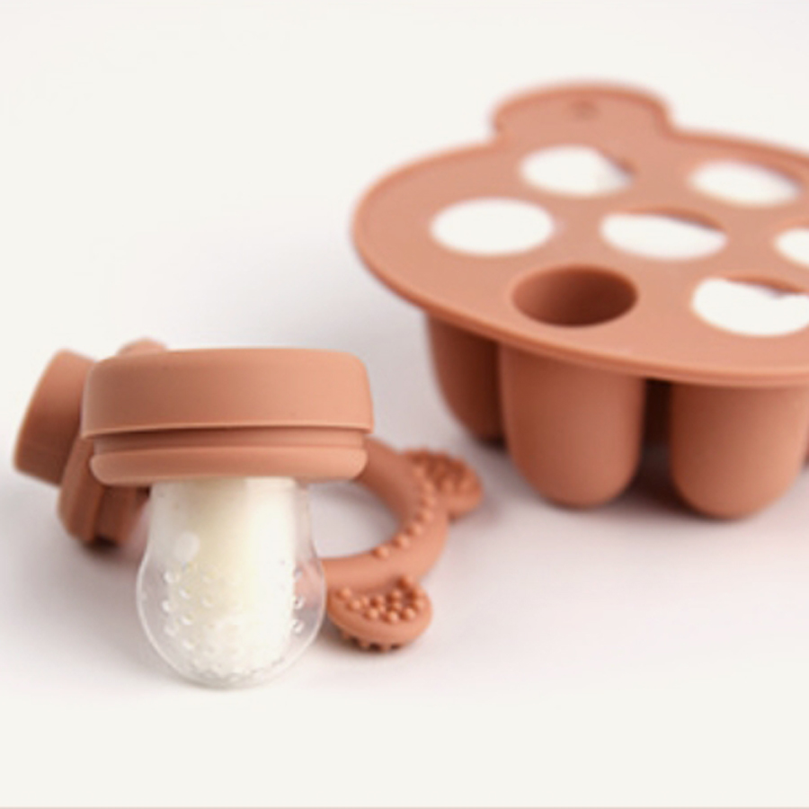 Couleur enfants 2PC Silicone b - Baby Food Pouches Reusable avis et prix
