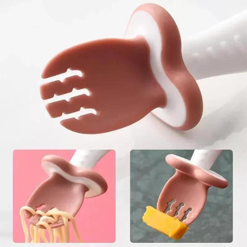 Cuillère fourchette en Silicon - Baby Food Lunch avis et prix