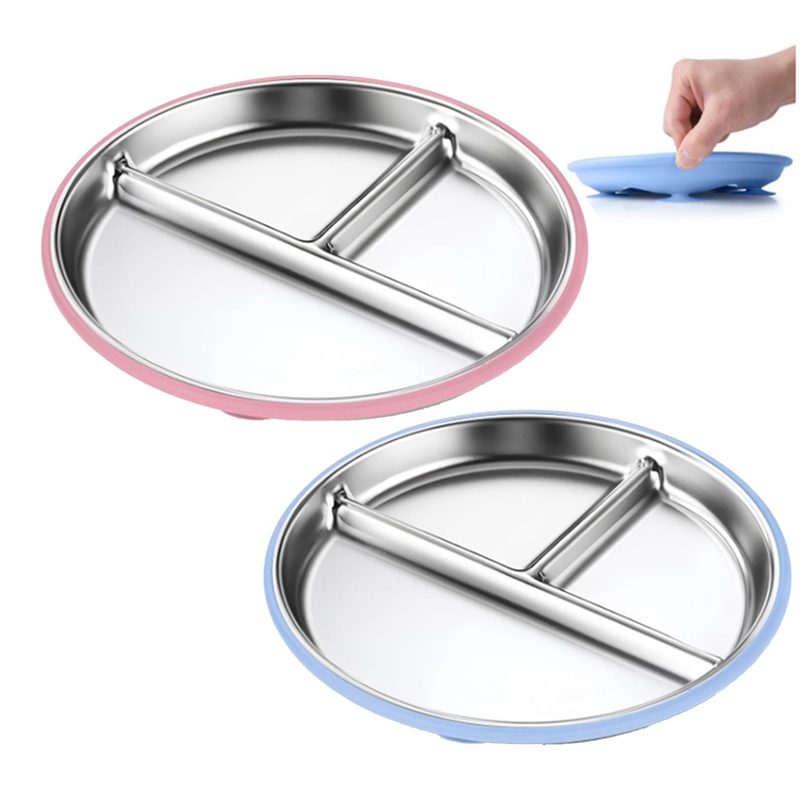 2 assiettes pour enfants en ac - Plate Suction Toddler avis et prix