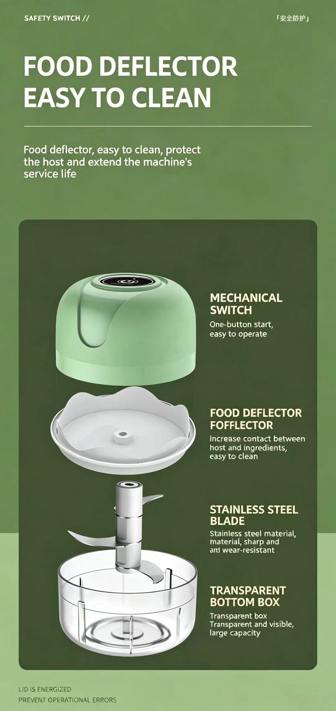 Hachoir à ail électrique recha - Baby Food Chopper avis et prix