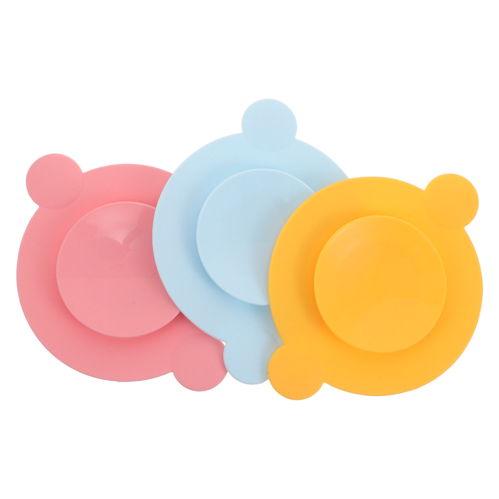 Lot de 3 plaques antidérapante - Plate Suction Toddler avis et prix