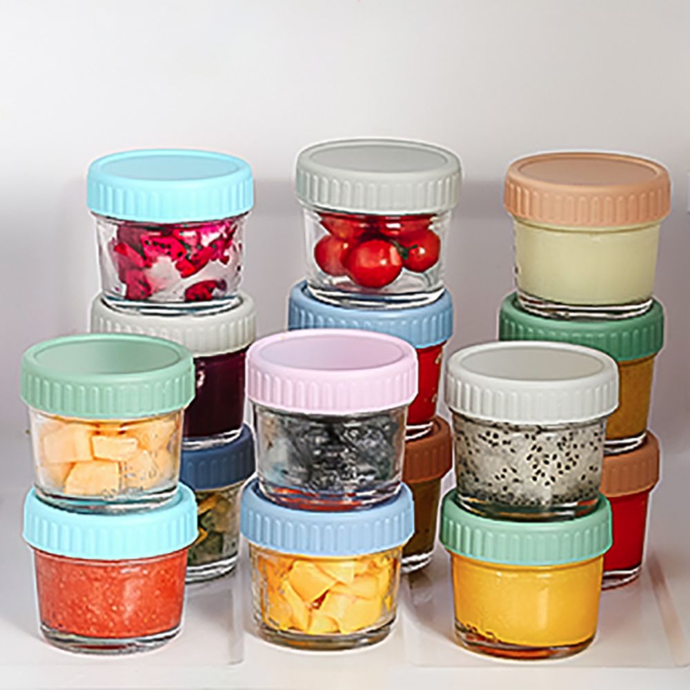 Lot de 6 pots en verre réutili - Baby Food Jars Glass avis et prix