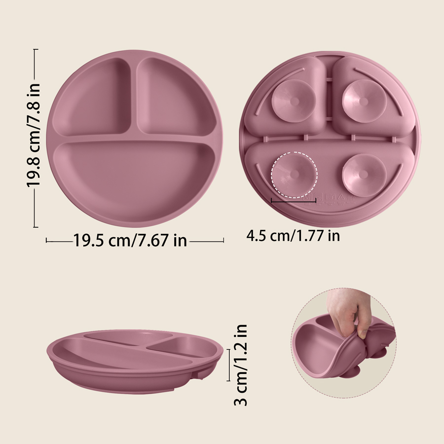 Assiette à manger en Silicone  - Baby Food Tray avis et prix
