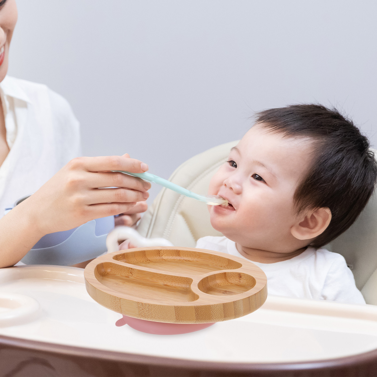 Assiette à ventouse en bambou  - Plate Suction Toddler avis et prix