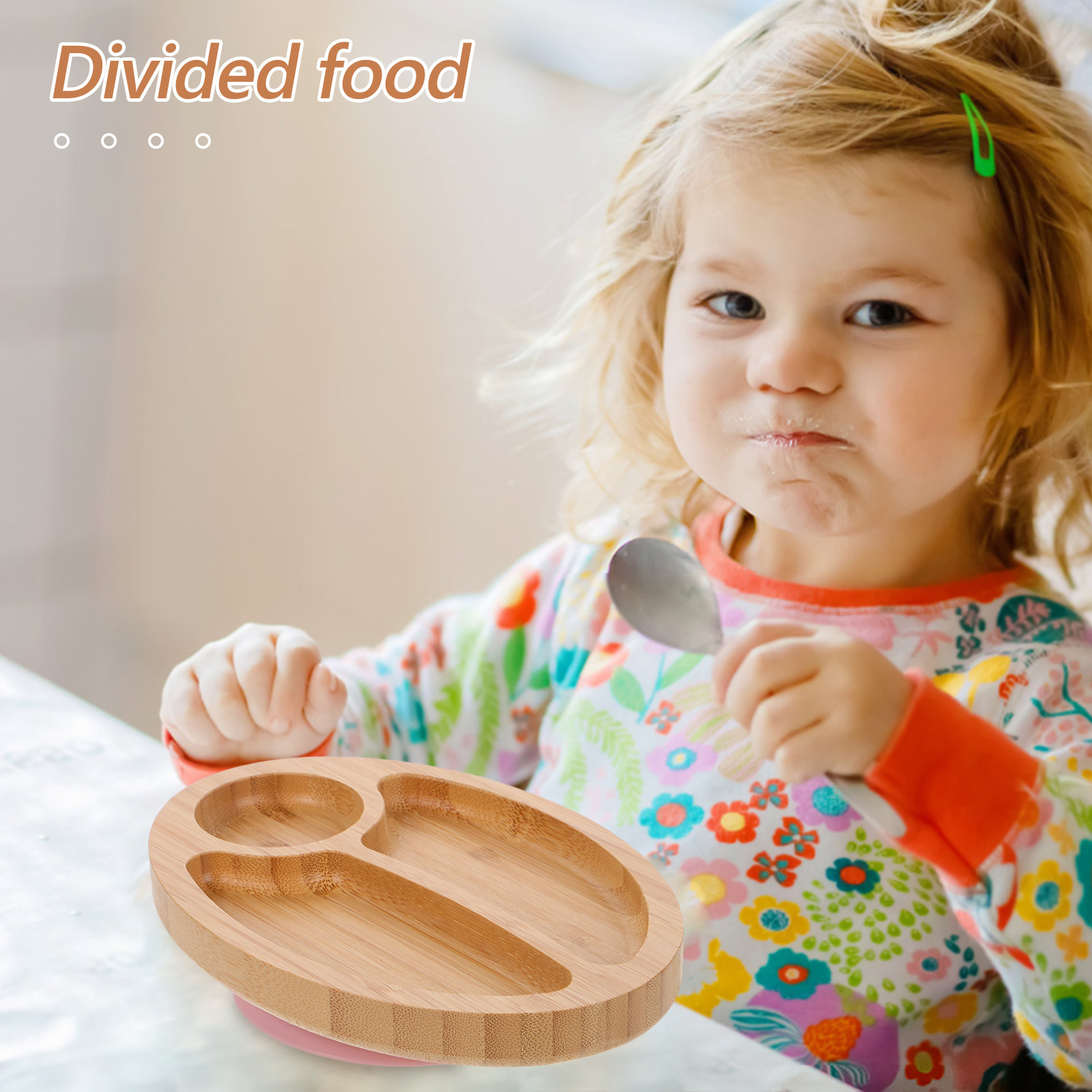 Assiette à ventouse en bambou  - Plate Suction Toddler avis et prix