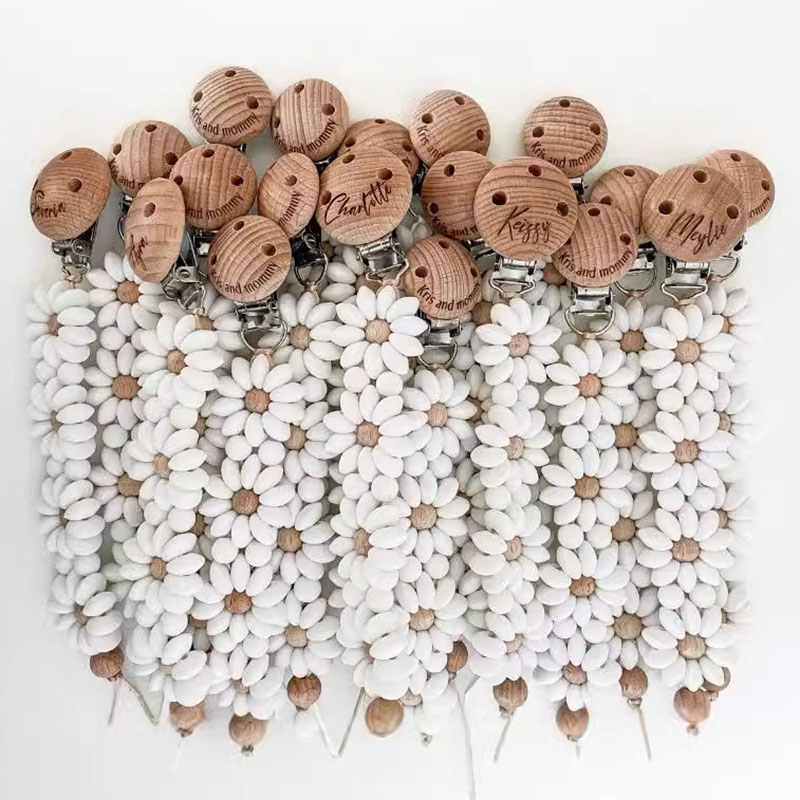 Chaîne de sucette en bois pour - Baby Food Teether avis et prix
