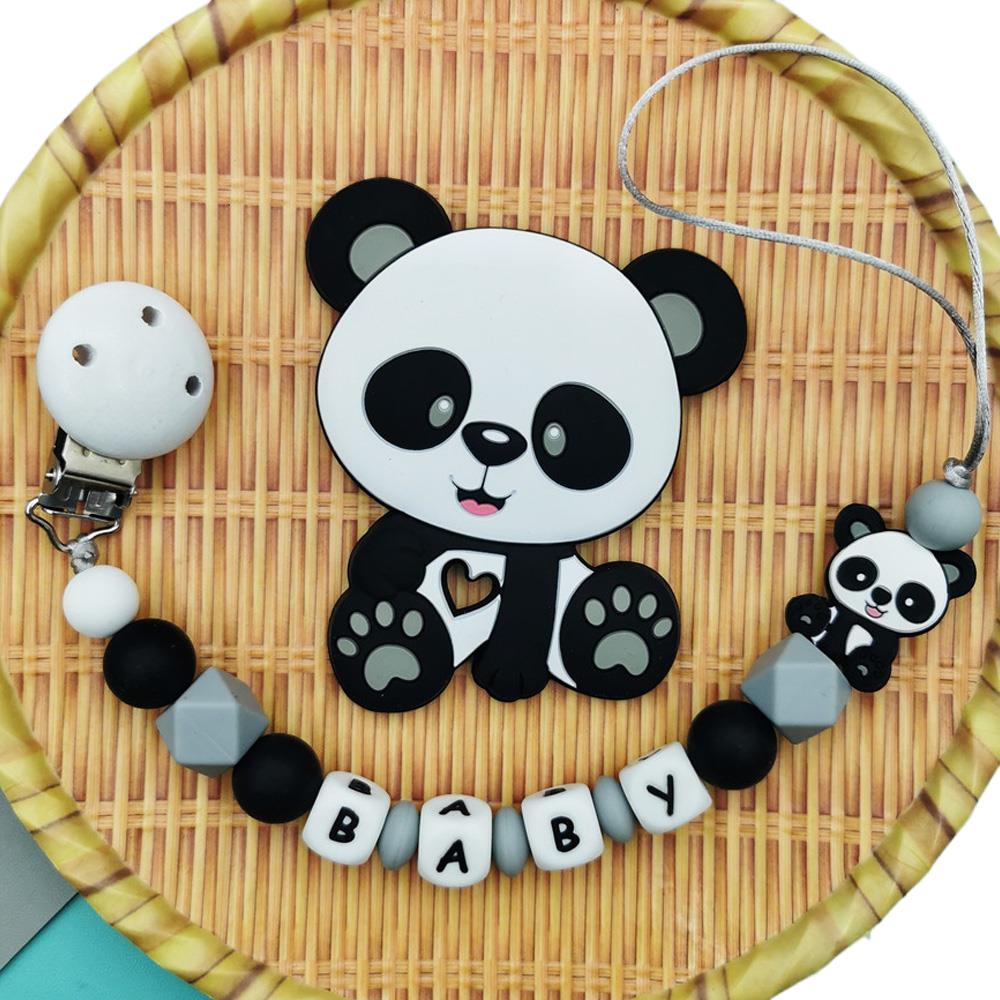 Panda personnalisé anglais Sil - Baby Food Teether avis et prix