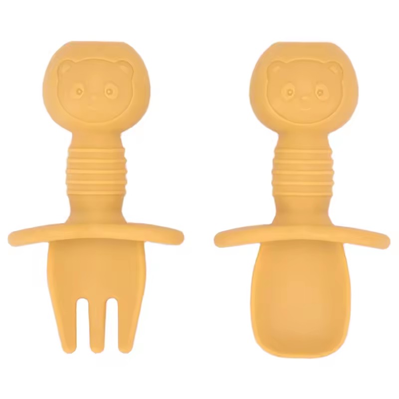 Cuillère fourchette en Silicon - Baby Food Guide avis et prix