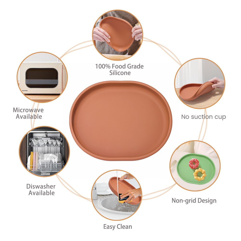Bébé sûr Silicone assiette à m - Plate Suction Toddler avis et prix
