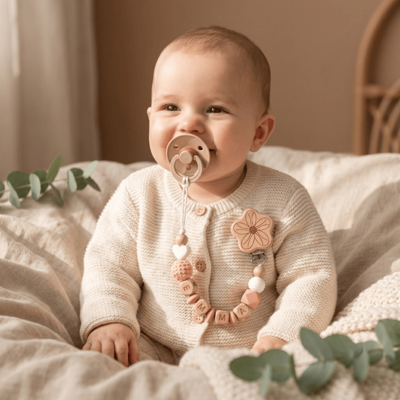 Attache-tétine personnalisée 2 - Baby Food Teether avis et prix
