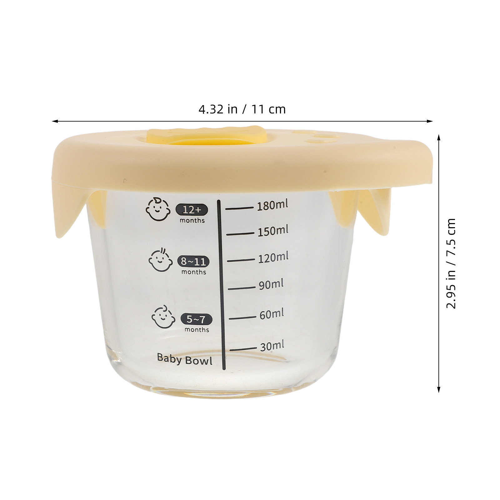 Lot de 2 bols de conservation  - Baby Food Jars Glass avis et prix