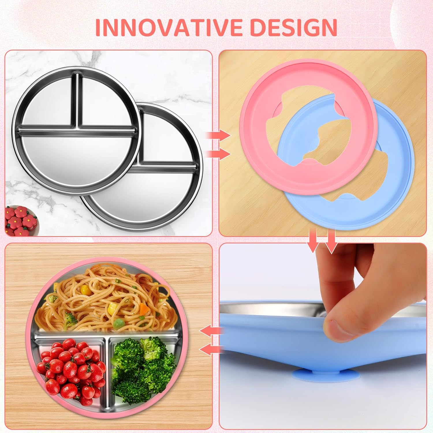 Assiette pour tout-petits en a - Plate Suction Toddler avis et prix