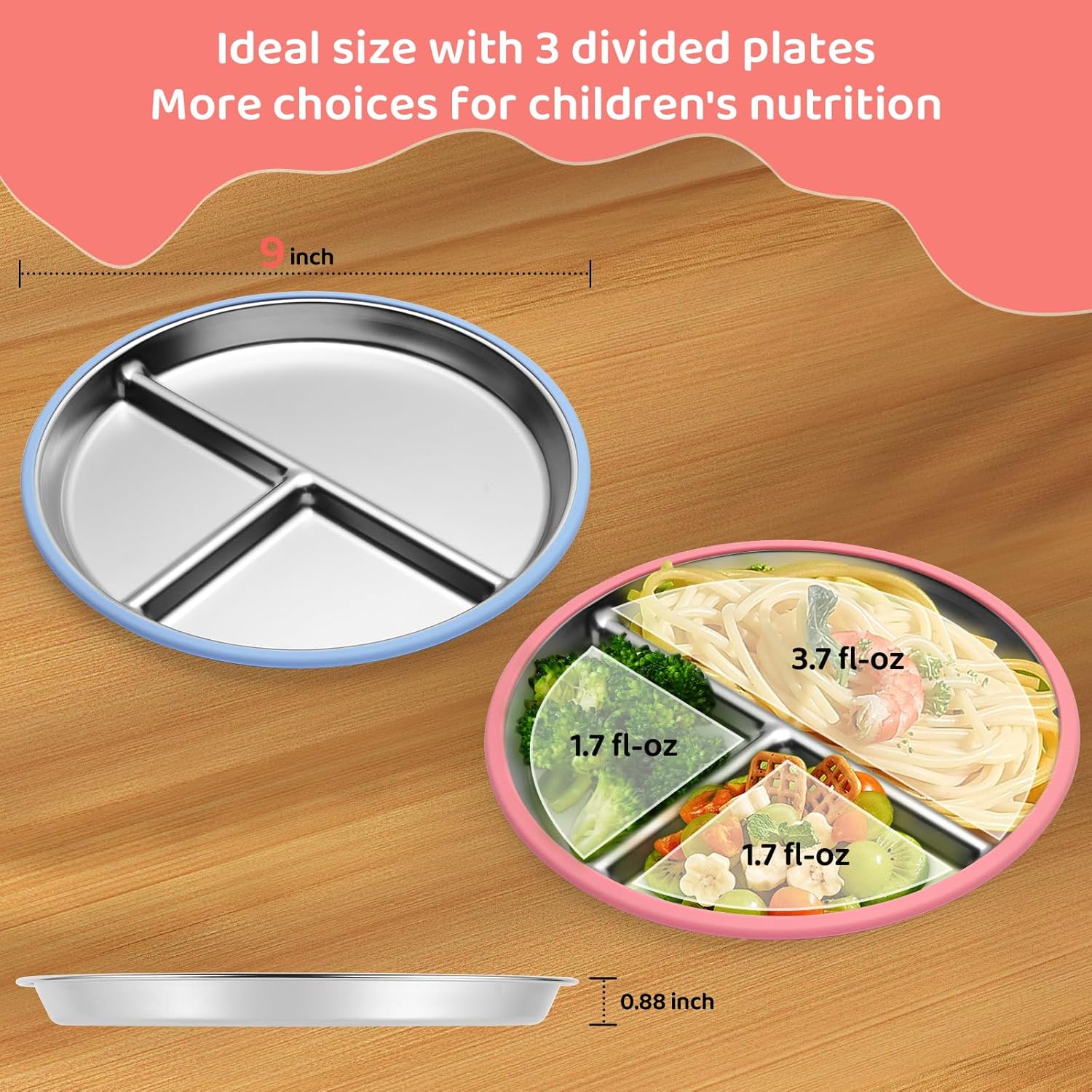 Assiette pour tout-petits en a - Plate Suction Toddler avis et prix