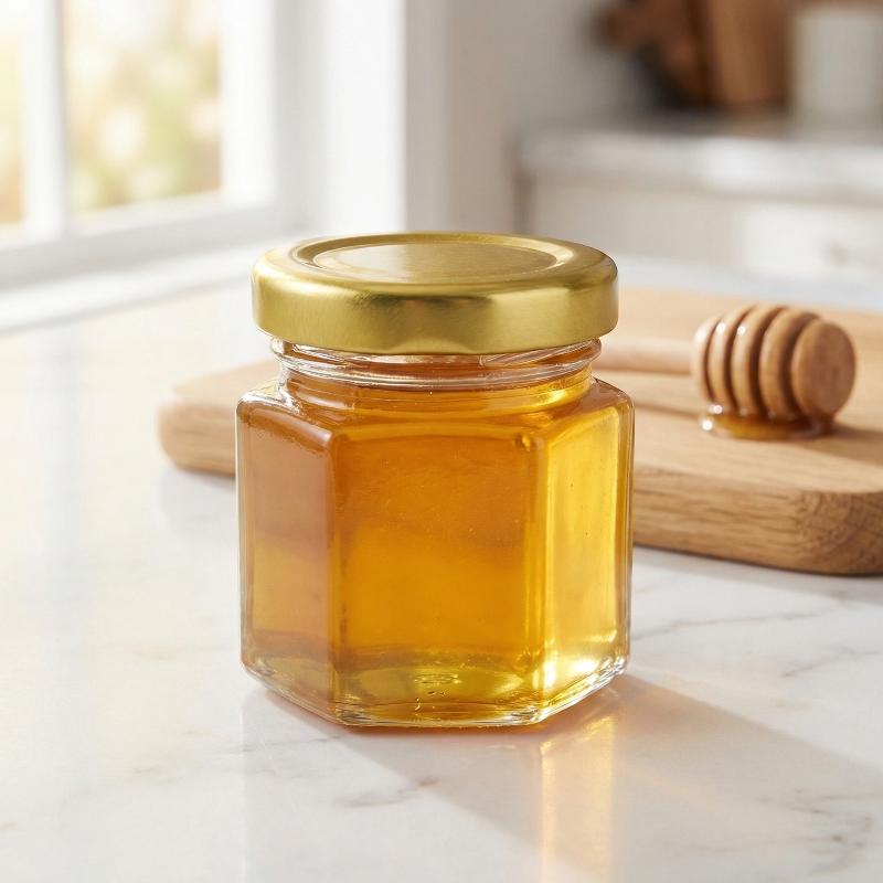 Mini pots hexagonaux en vrac a - Baby Food Jars Glass avis et prix