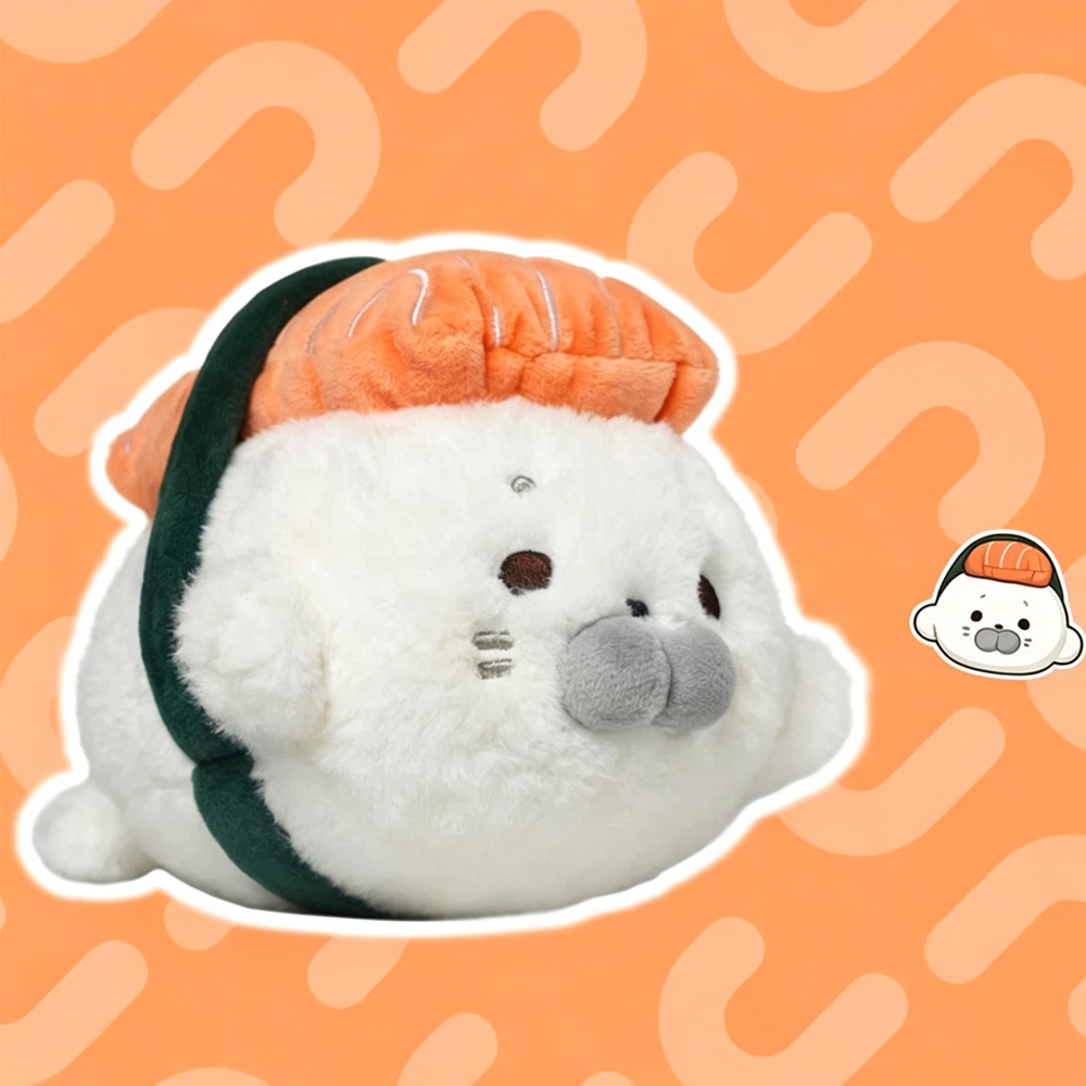 Peluches phoques de la série a - Baby Food Shrimp avis et prix